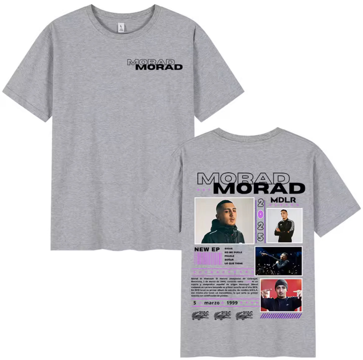 Camiseta Morad (Gris)