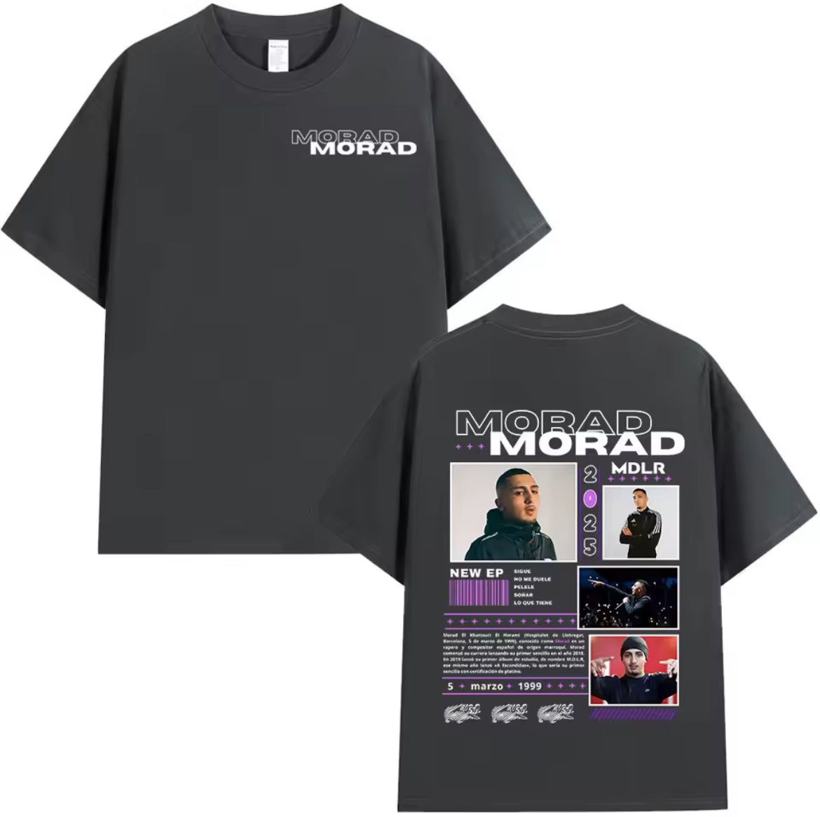 Camiseta Morad (Gris Oscuro)