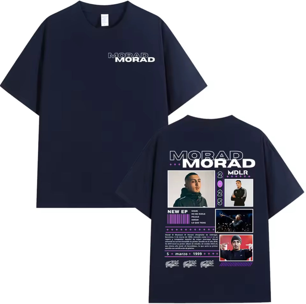 Camiseta Morad (Azul Marino)