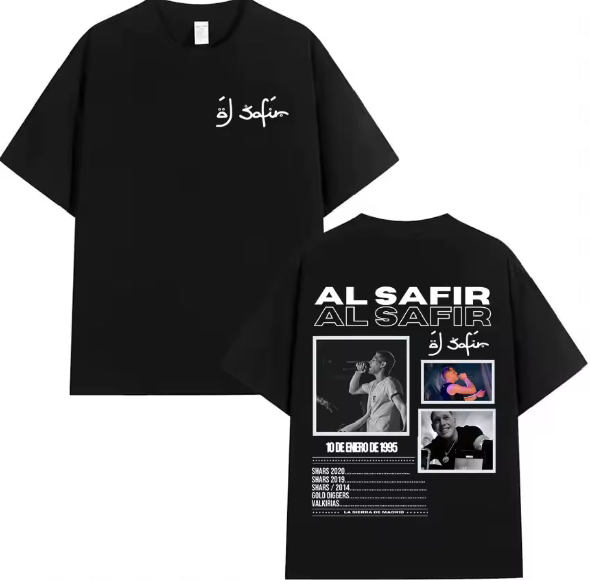 Camiseta Al Safir (Negro)