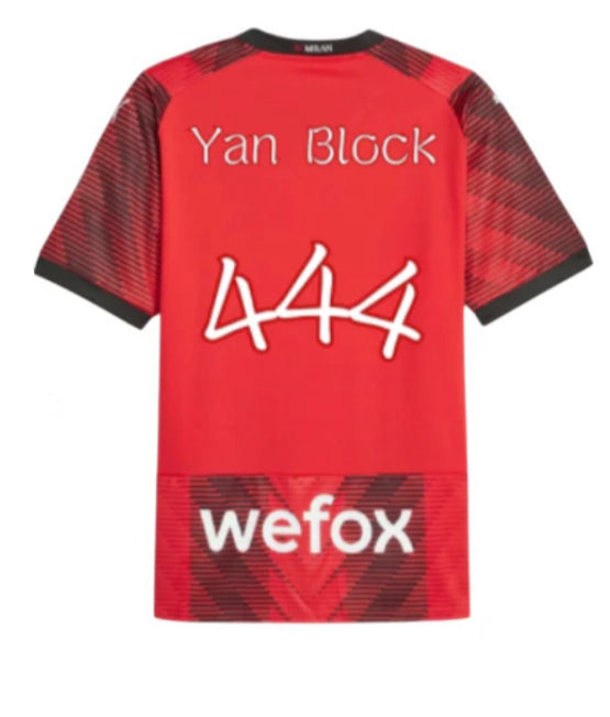 Camiseta Ac Milan x Yan Block