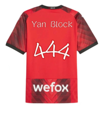Camiseta Ac Milan x Yan Block